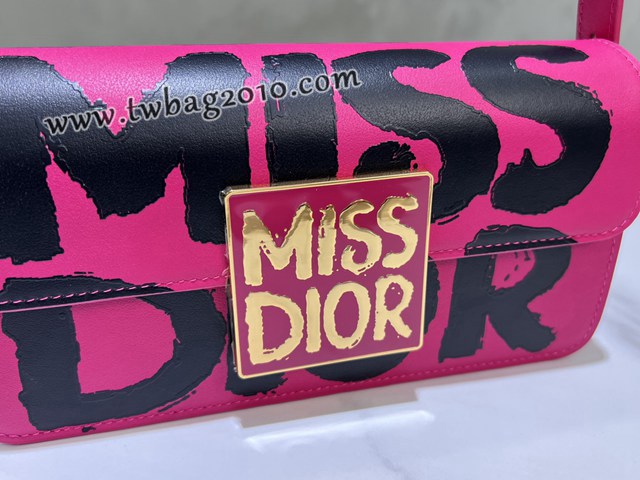 Dior专柜2024新款迪奥高仿原单Miss Dior翻盖手袋小牛皮肩背包 djfk1255